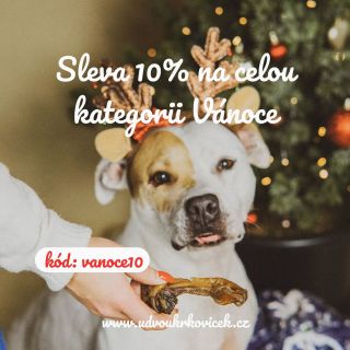 Od Zaire letos dostáváte 10% slevu na kategorii Vánoce 🐕 Akce platí do 11.12. 🎉